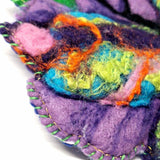 Funky Felt Brooch/ Hair Pin - Beautiful Butterfly detail - Parade Handmade