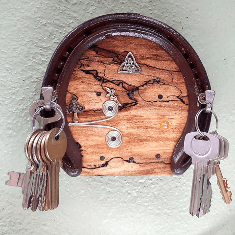 Lucky Horseshoe Fairy Door Key Rack - Liffey Forge - Parade Handmade Newport