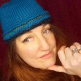 Reversable Teal Blue Hat by Shoreline - Parade Handmade Co Mayo
