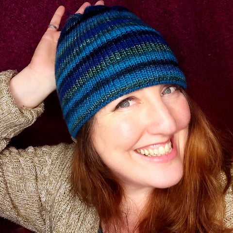Reversable Teal Blue Hat by Shoreline - Parade Handmade West of Ireland